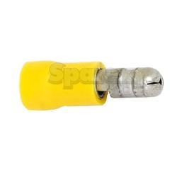 Kabel-Rundstecker 5,0mm gelb