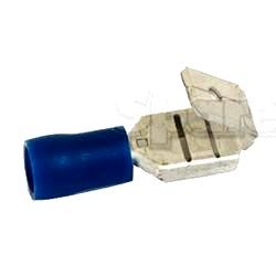 Kabel-Flachstecker 6,3mm (blau)