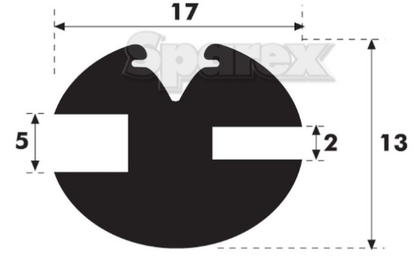 Fenstergummi H-Type (1M)