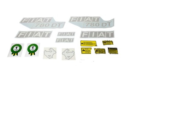 Fiat Aufkleber Set (780 DT)