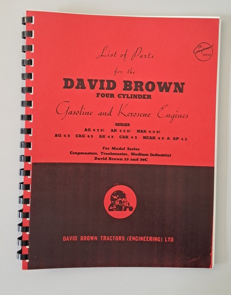 Ersatzteil-Liste David Brown