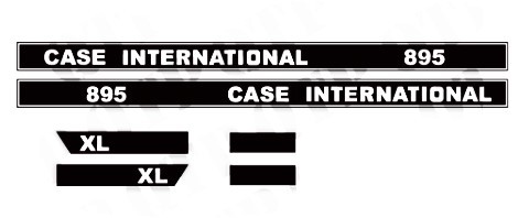 Case IH Aufklebersatz 895 XL (nicht vollständig)