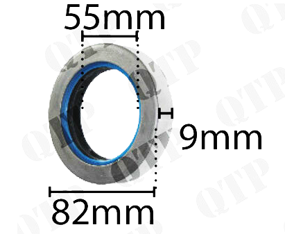 Wellendichtring 55 x 82 x 9mm