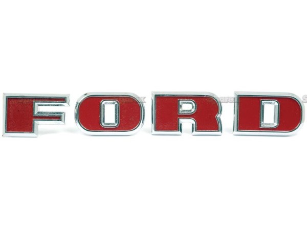 Schriftzug Ford Metalleingefasst
