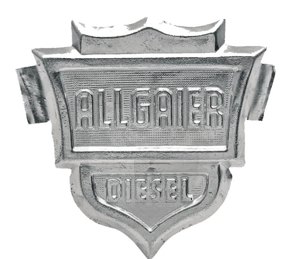 Allgaier Diesel Schild