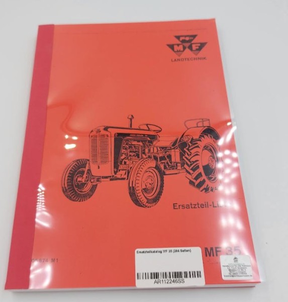Massey Ferguson Werkstatthandbuch MF35 / FE 35 (260 Seiten)