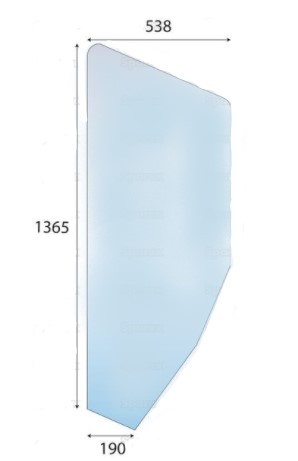 Türscheibe links 5130883 grün