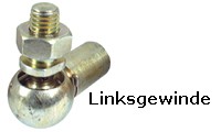 Winkelgelenk M10 x 1.5 Links (DIN 71802)