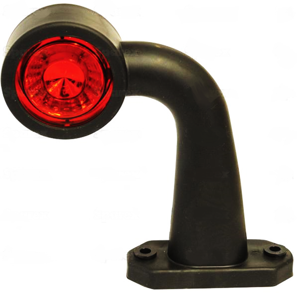LED Positionsleuchte 90° Rot/Weiß Rechts